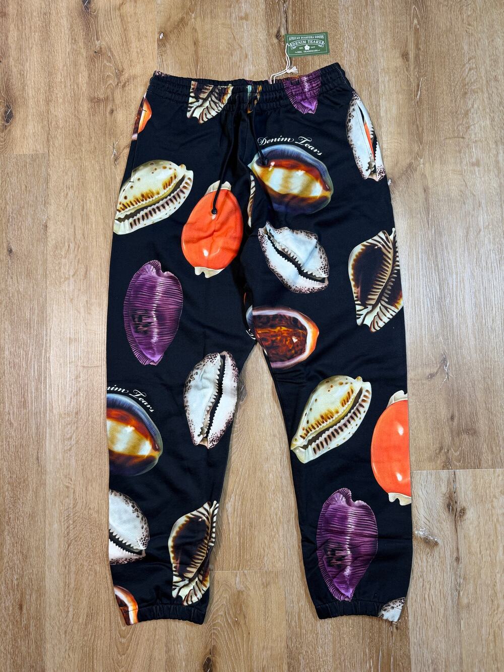 Denim Tears Shell Sweatpants Black XL New